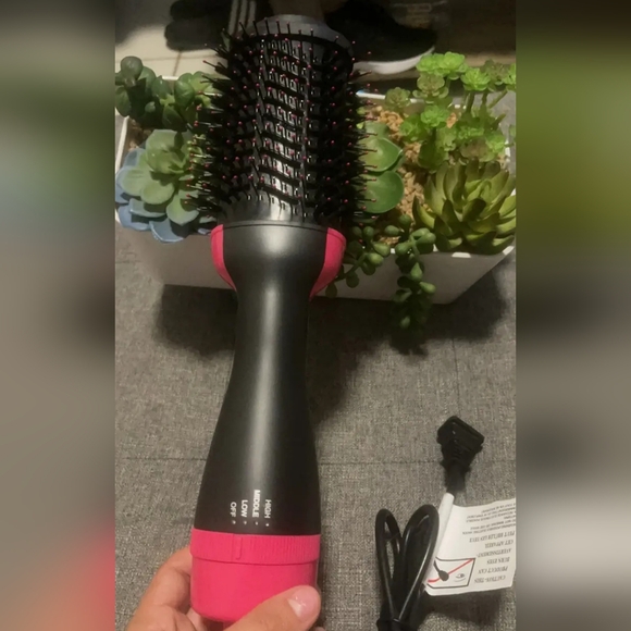 Hair Dryer Brush 4 in 1 Blow Out Style Curl 1 Step Hot Air Comb Volumizer - New - Picture 7 of 14
